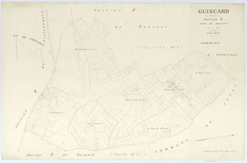 Guiscard - Cadastre napoléonien (copie), section A2