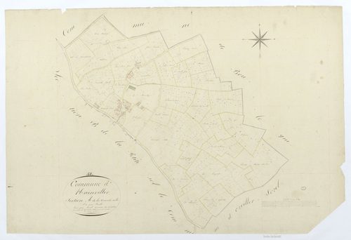 Hainvillers - Cadastre napoléonien, section A, feuille unique