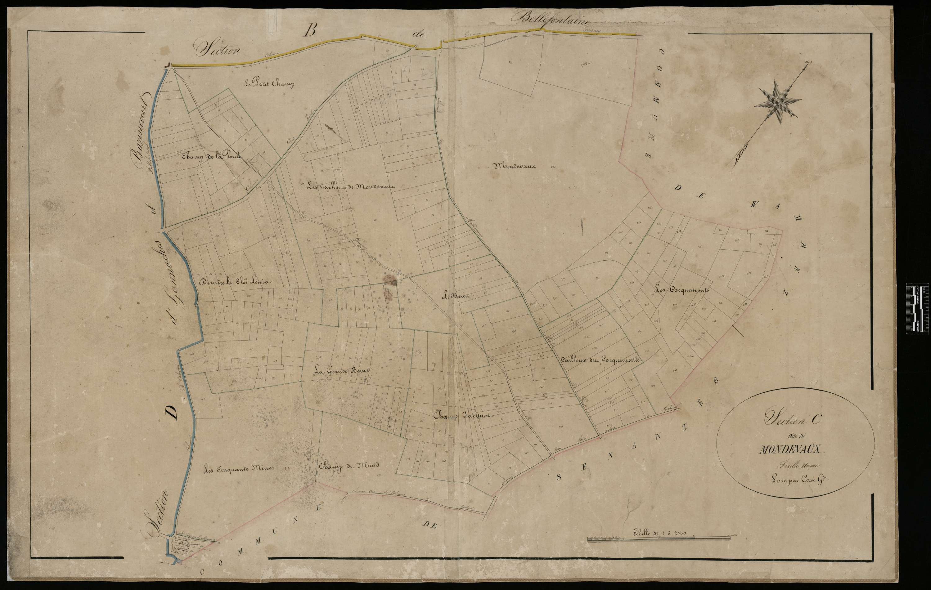 Hannaches - Cadastre napoléonien, section C