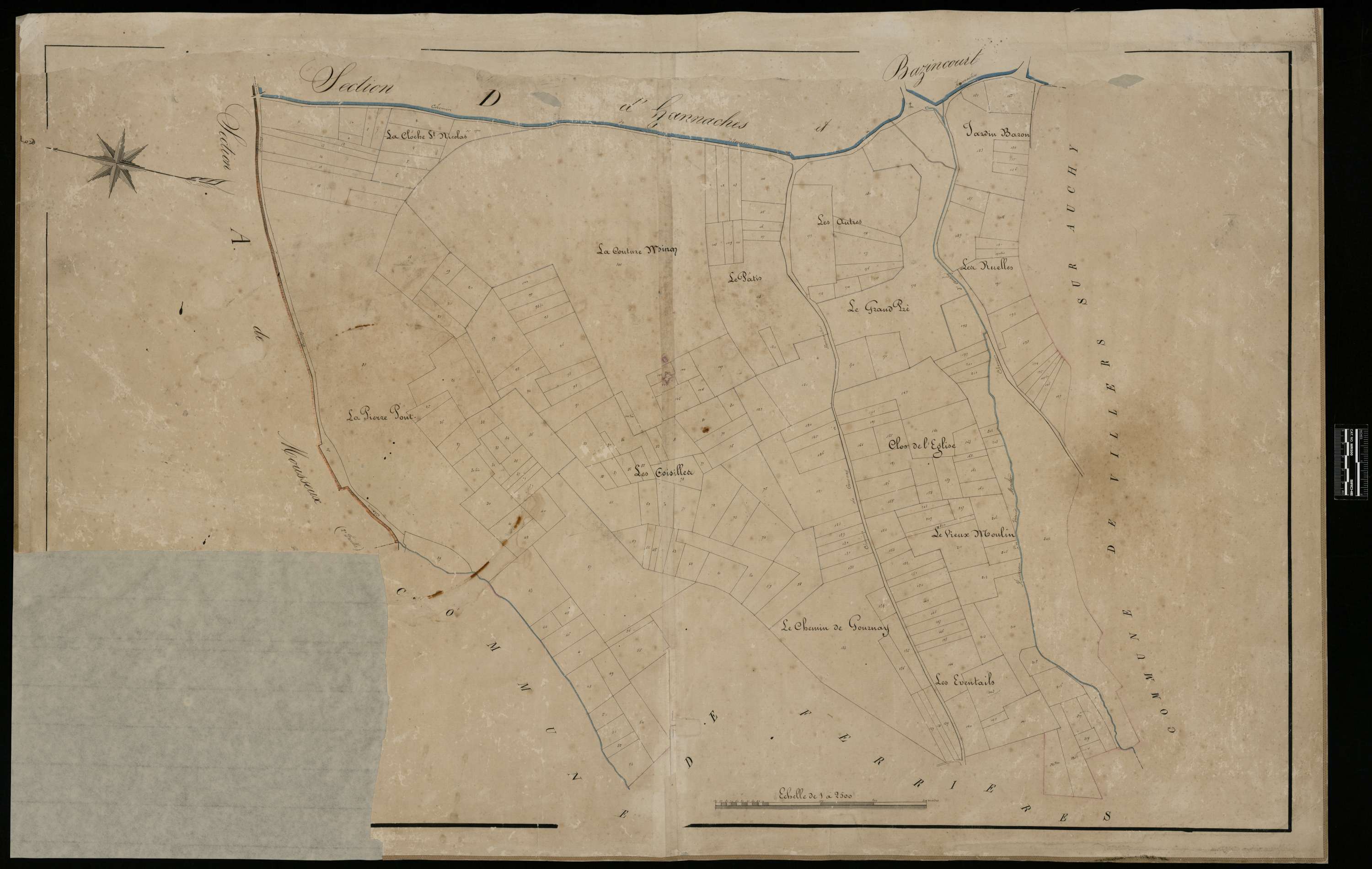 Hannaches - Cadastre napoléonien, section E