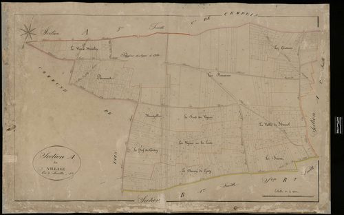 Le Hamel - Cadastre napoléonien, section A1