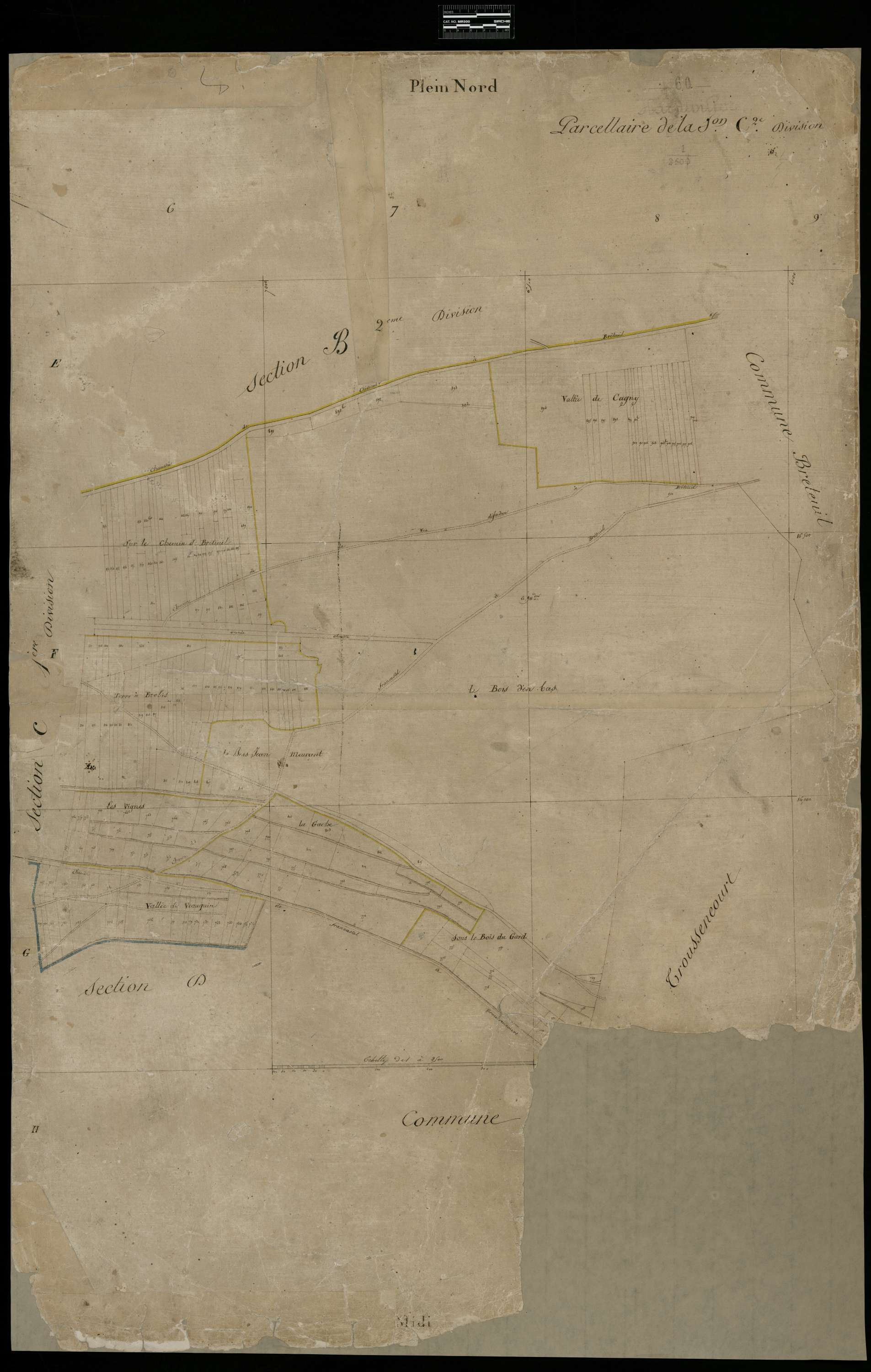 Hardivillers - Cadastre napoléonien, section C2