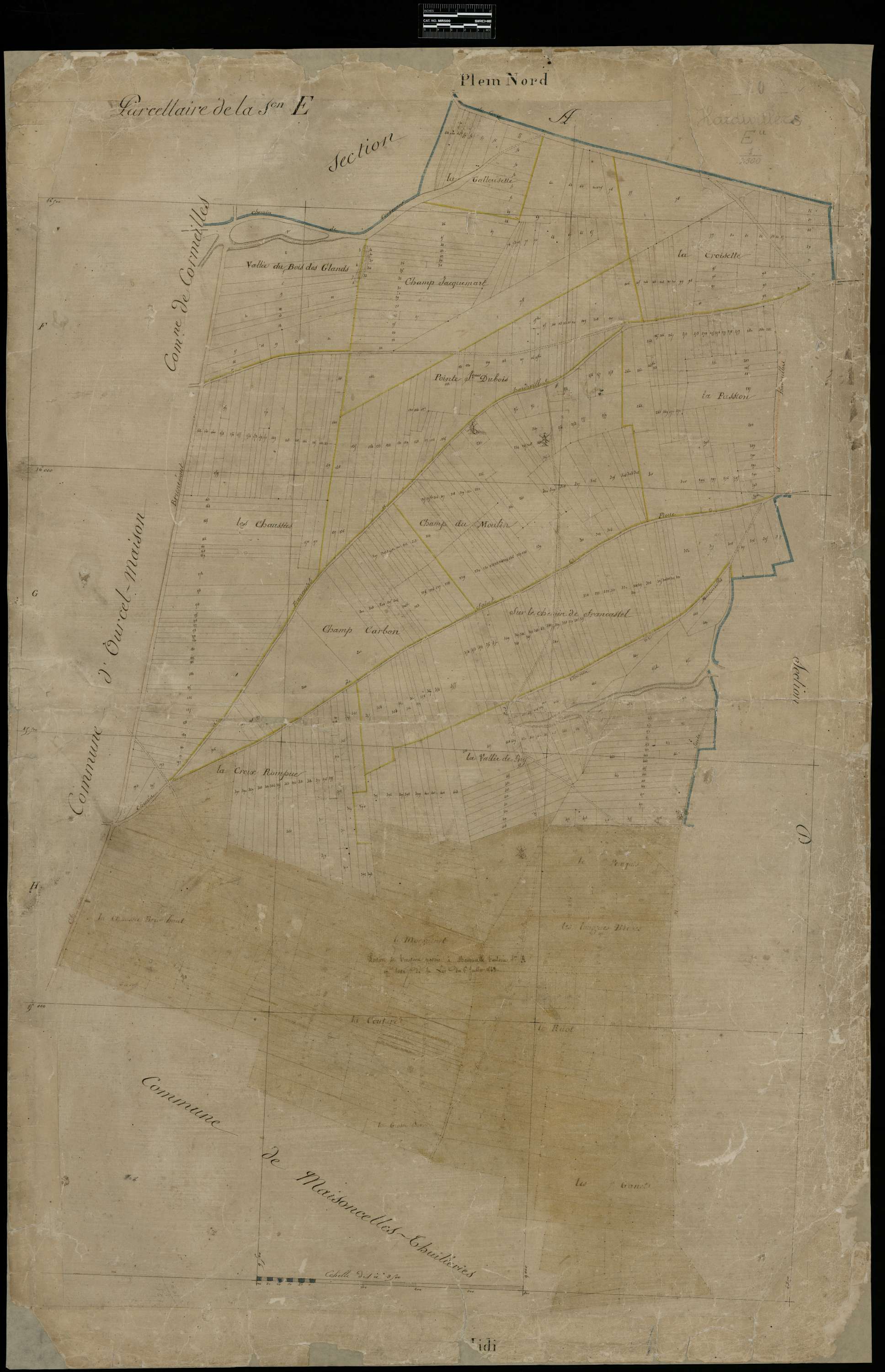 Hardivillers - Cadastre napoléonien, section E