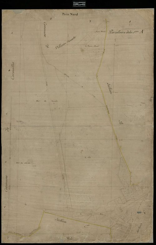 Hardivillers - Cadastre napoléonien, section A