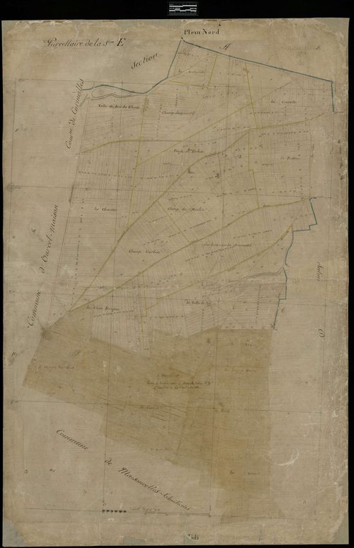Hardivillers - Cadastre napoléonien, section E