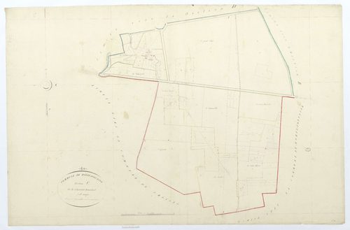 Hautefontaine - Cadastre napoléonien, section C, feuille unique