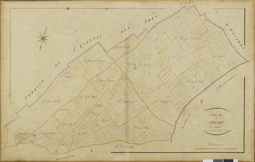 Hécourt - Cadastre napoléonien, section A1