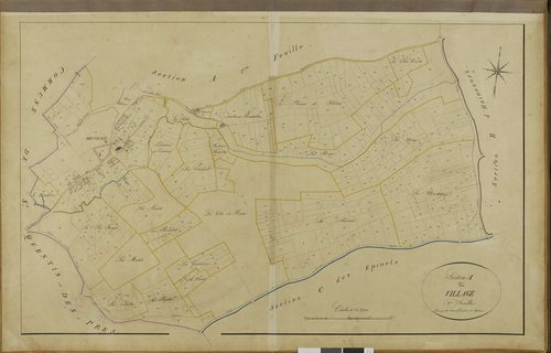 Hécourt - Cadastre napoléonien, section A2