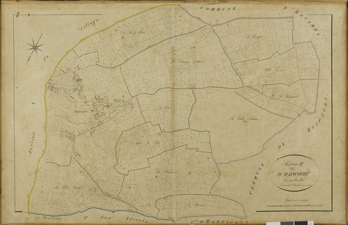Hécourt - Cadastre napoléonien, section B