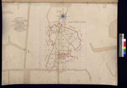 Hémévillers - Cadastre napoléonien, tableau d'assemblage