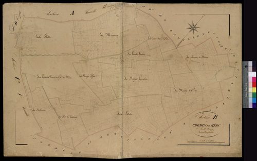 Hénonville - Cadastre napoléonien, section B