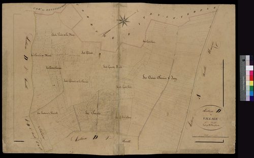 Hénonville - Cadastre napoléonien, section D1