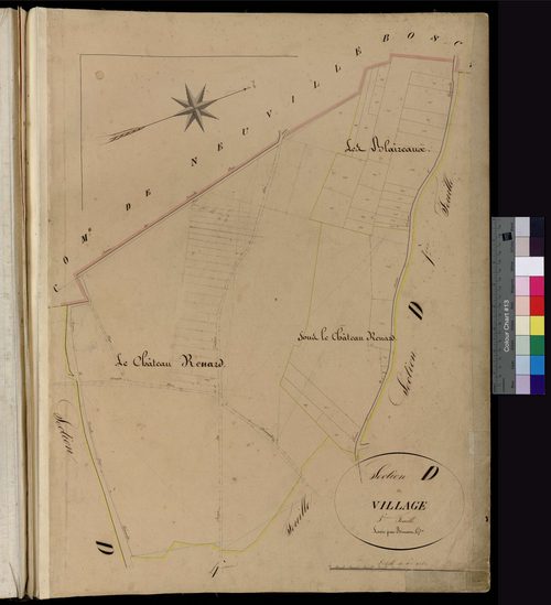 Hénonville - Cadastre napoléonien, section D3