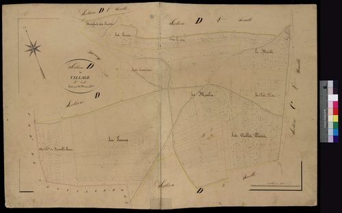 Hénonville - Cadastre napoléonien, section D4