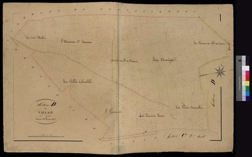 Hénonville - Cadastre napoléonien, section D5