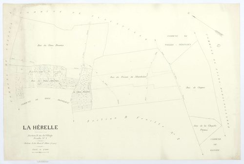 La Hérelle - Cadastre napoléonien (copie), section A1B1