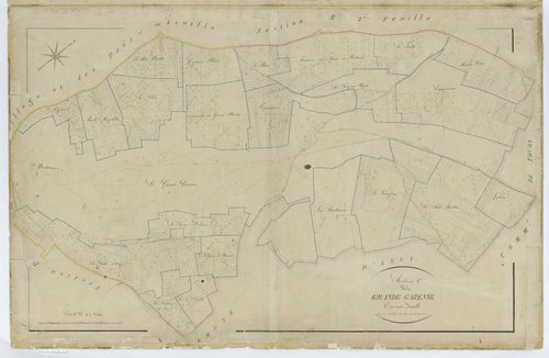 Hondainville - Cadastre napoléonien, section C