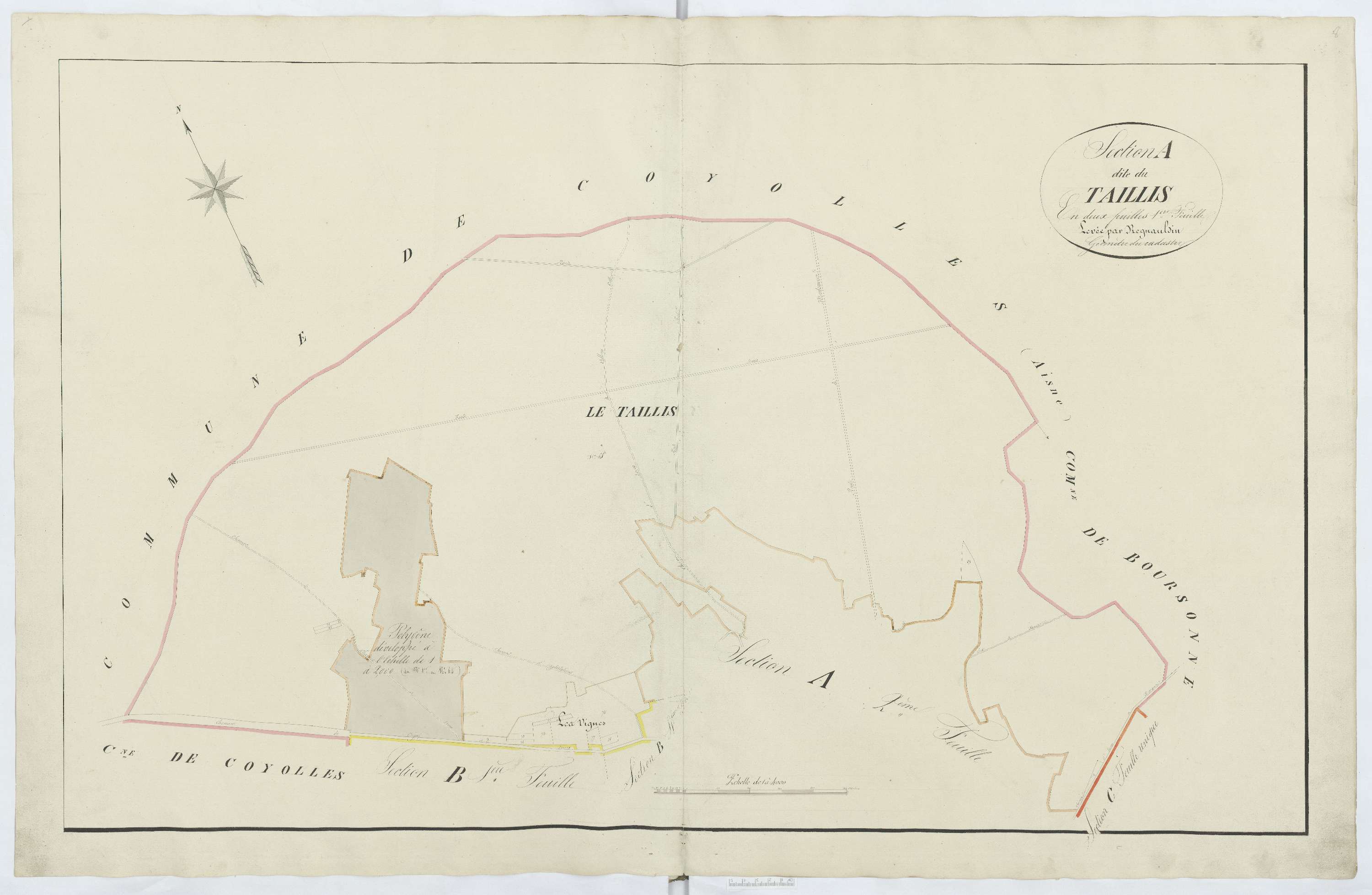 Ivors - Cadastre napoléonien, développement de la section A1