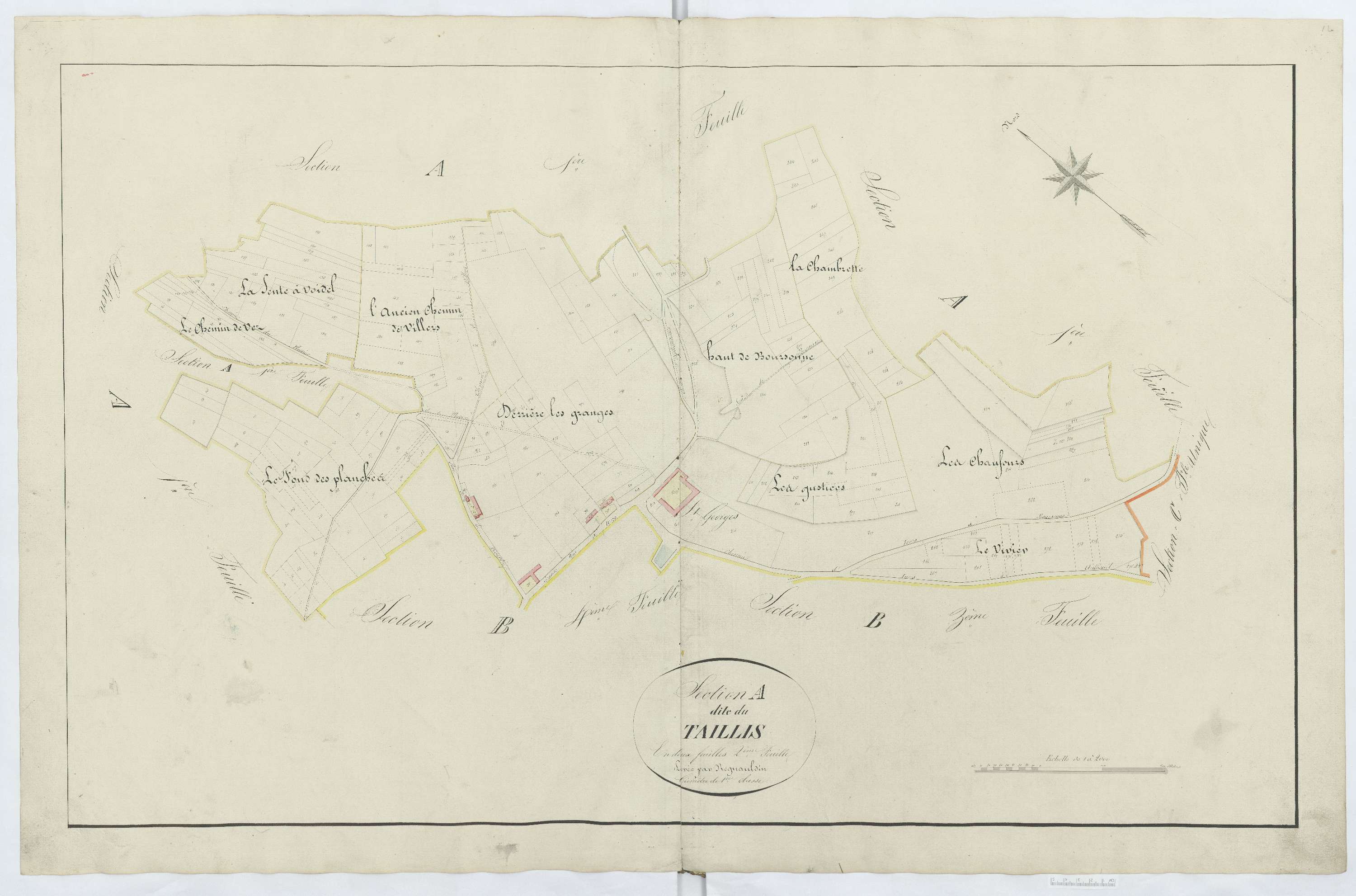 Ivors - Cadastre napoléonien, section A2