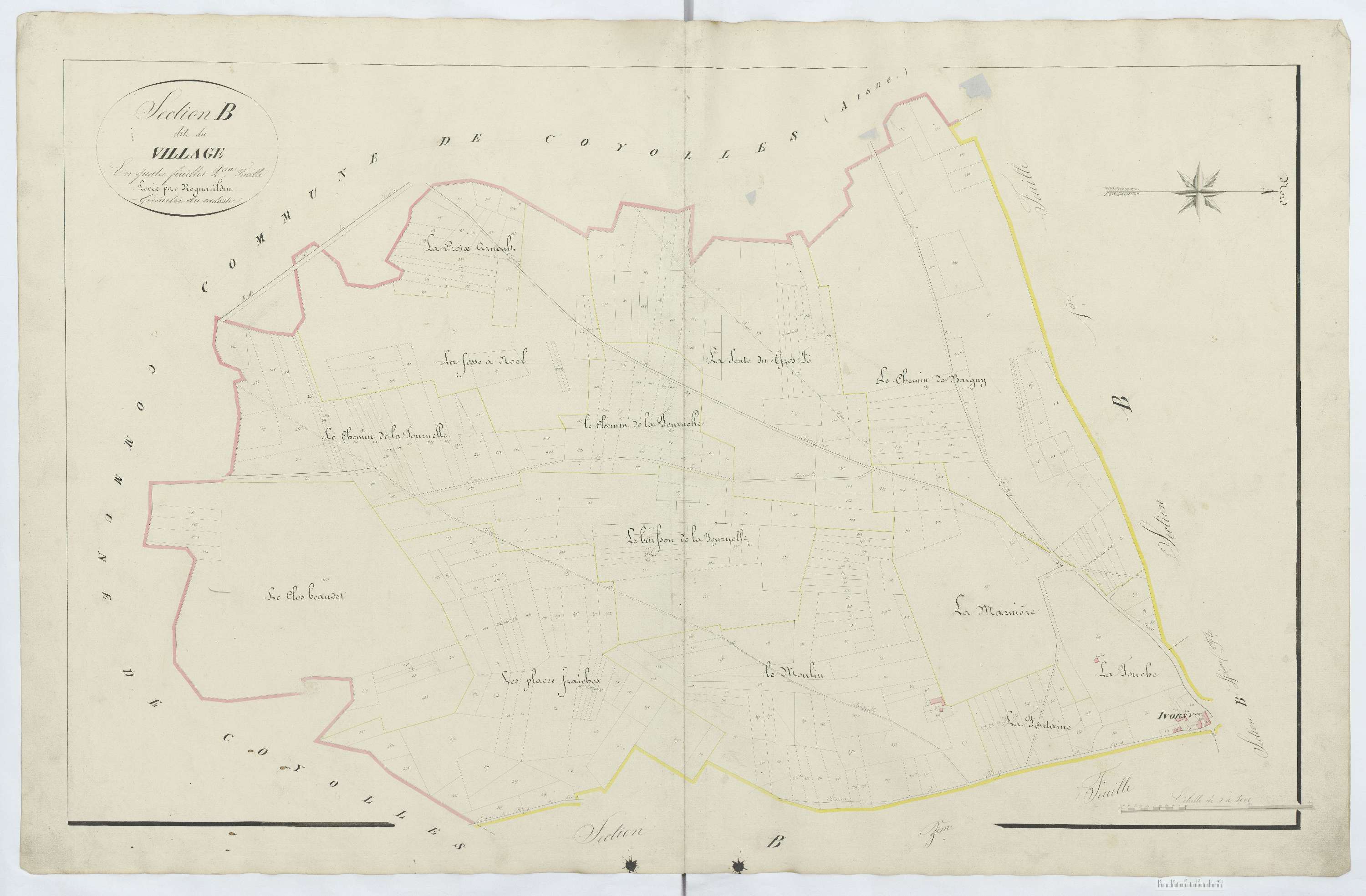 Ivors - Cadastre napoléonien, section B2