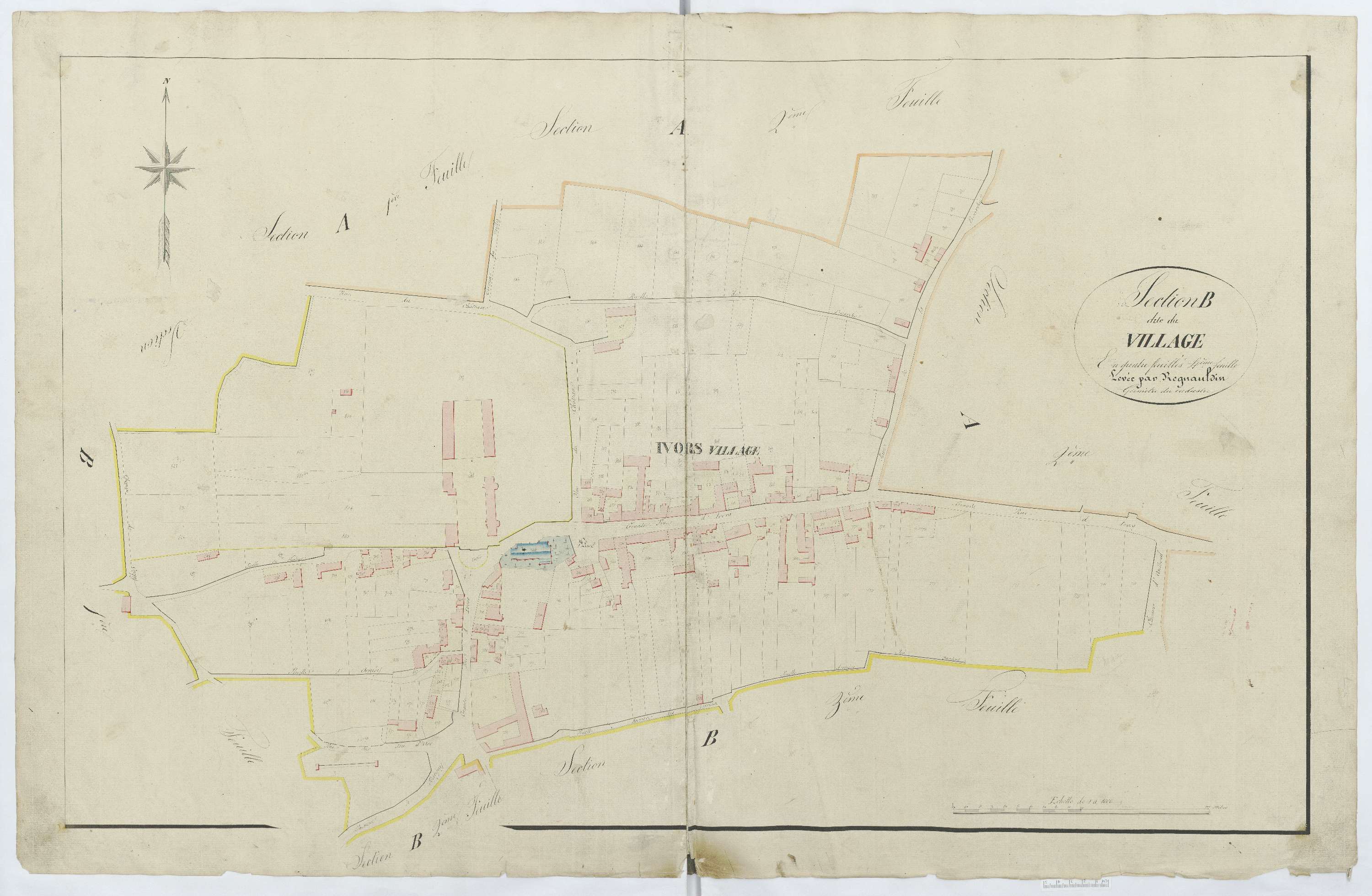 Ivors - Cadastre napoléonien, section B4
