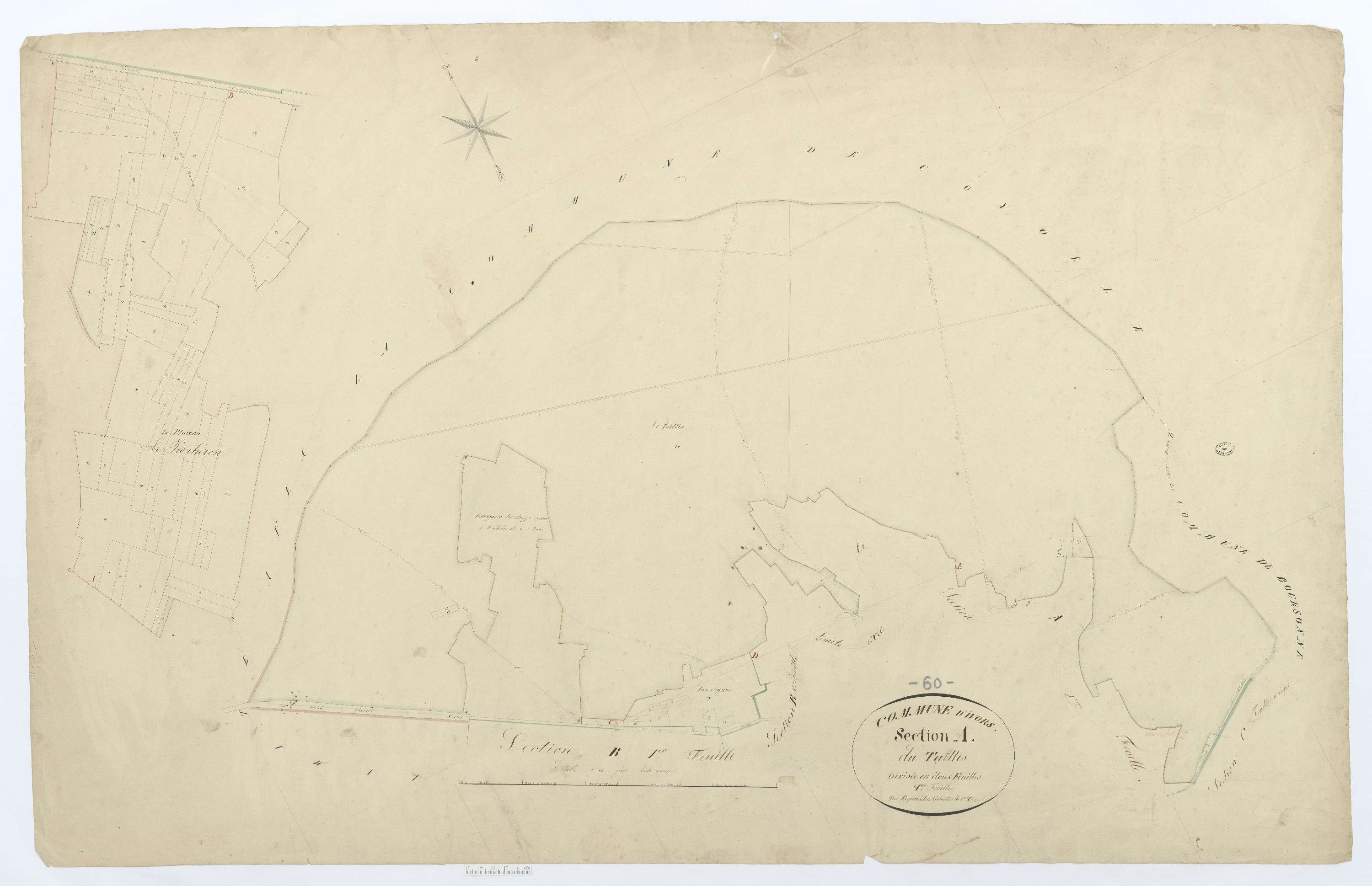 Ivors - Cadastre napoléonien, section A1