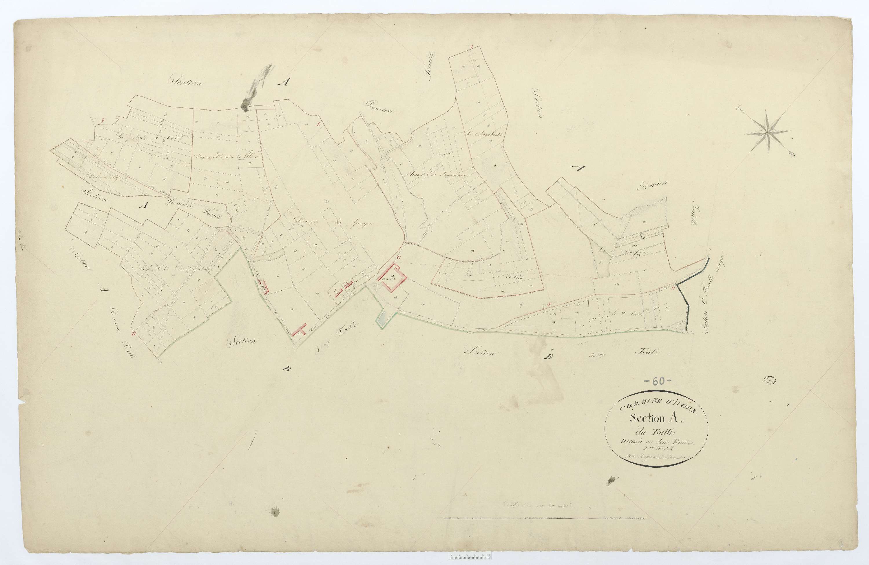 Ivors - Cadastre napoléonien, section A2