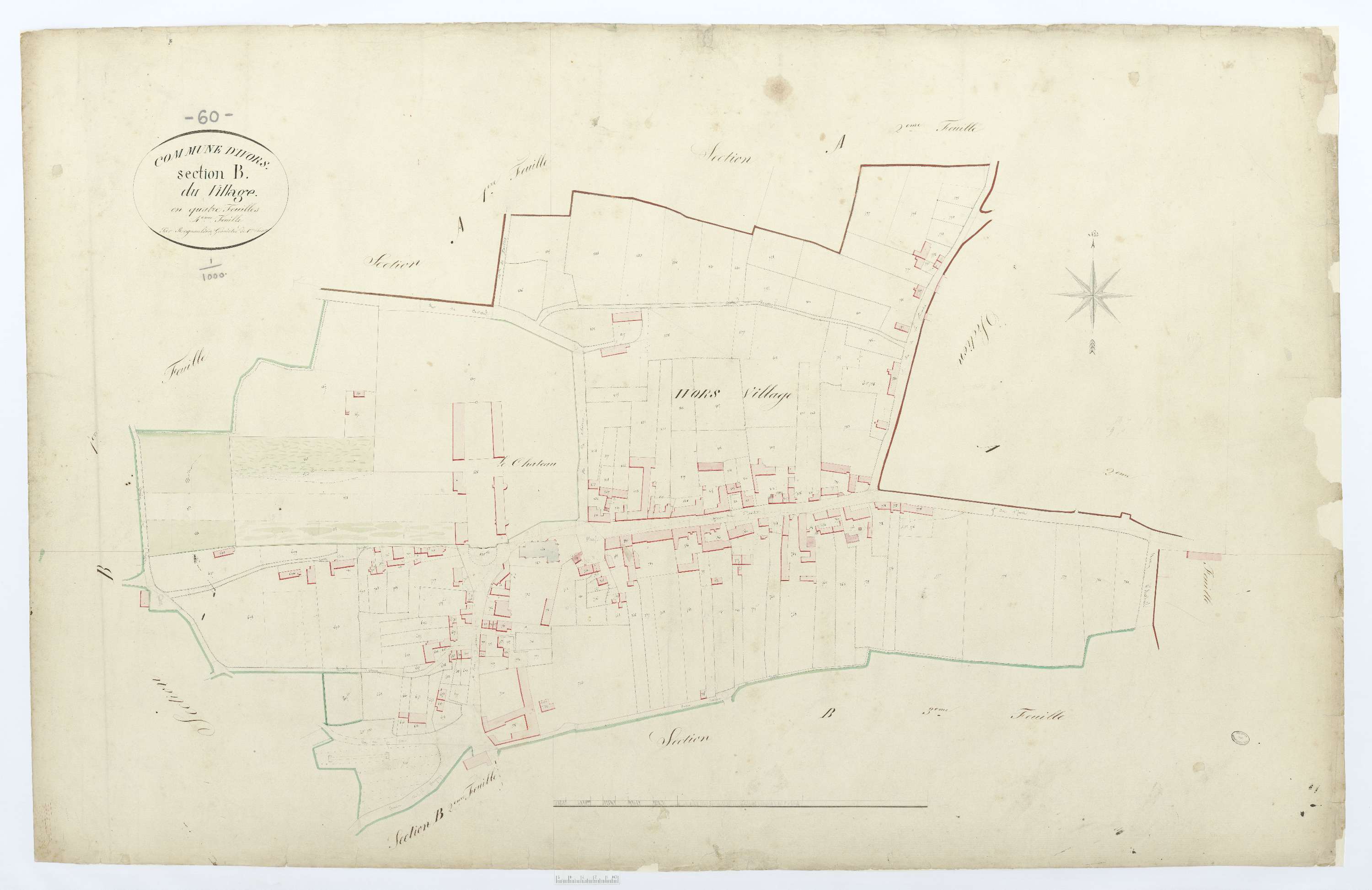 Ivors - Cadastre napoléonien, section B4