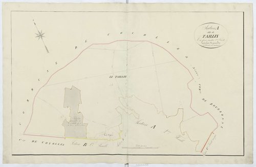 Ivors - Cadastre napoléonien, développement de la section A1