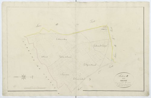 Ivors - Cadastre napoléonien, section B3
