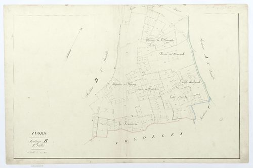 Ivors - Cadastre napoléonien, section B3