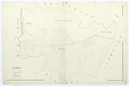 Ivors - Cadastre napoléonien, section C, feuille unique
