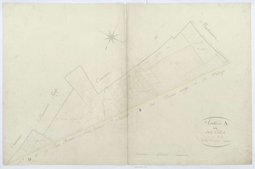 Jaméricourt - Cadastre napoléonien, section A