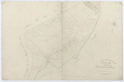Jaméricourt - Cadastre napoléonien, section B