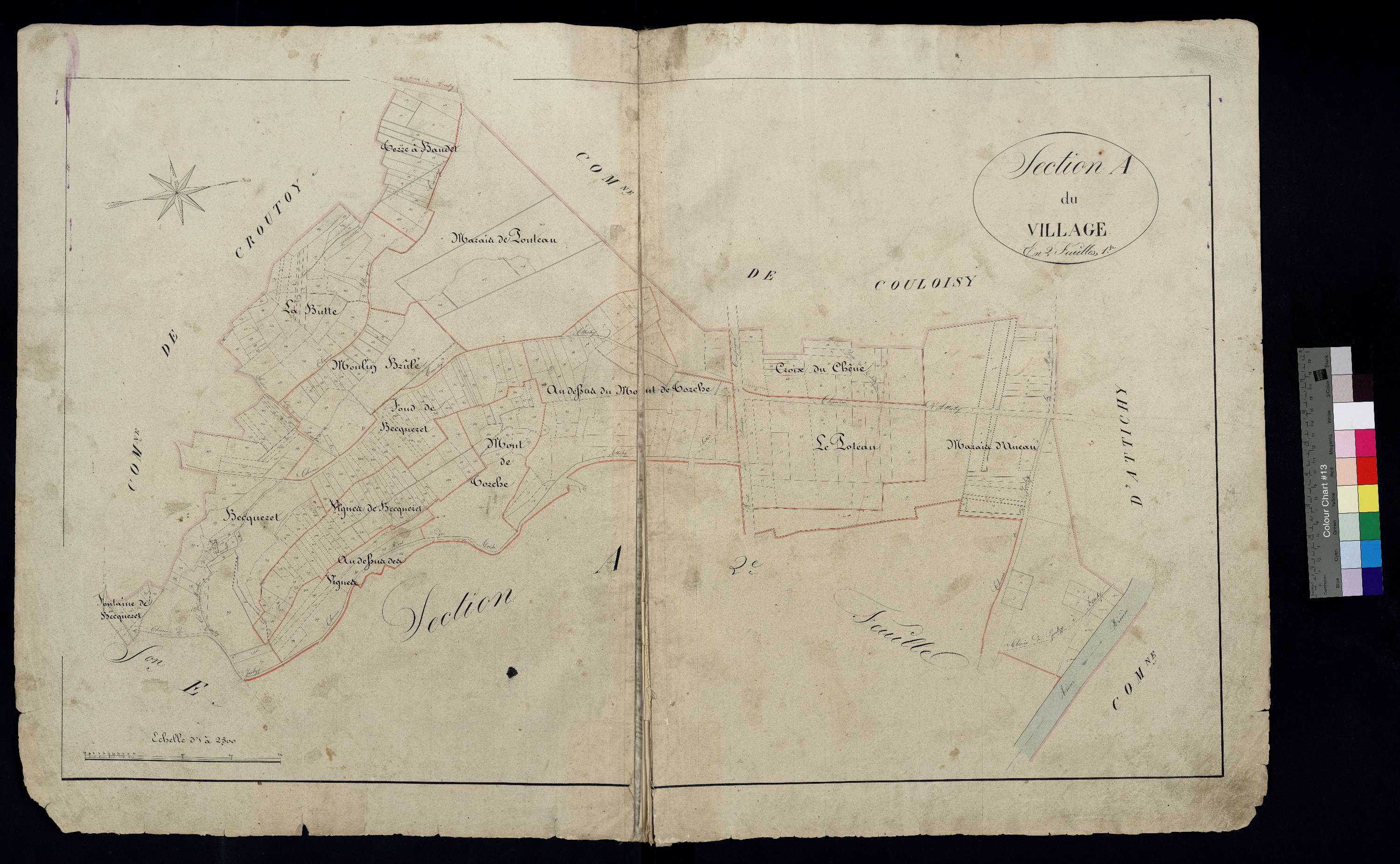 Jaulzy - Cadastre napoléonien, section A1