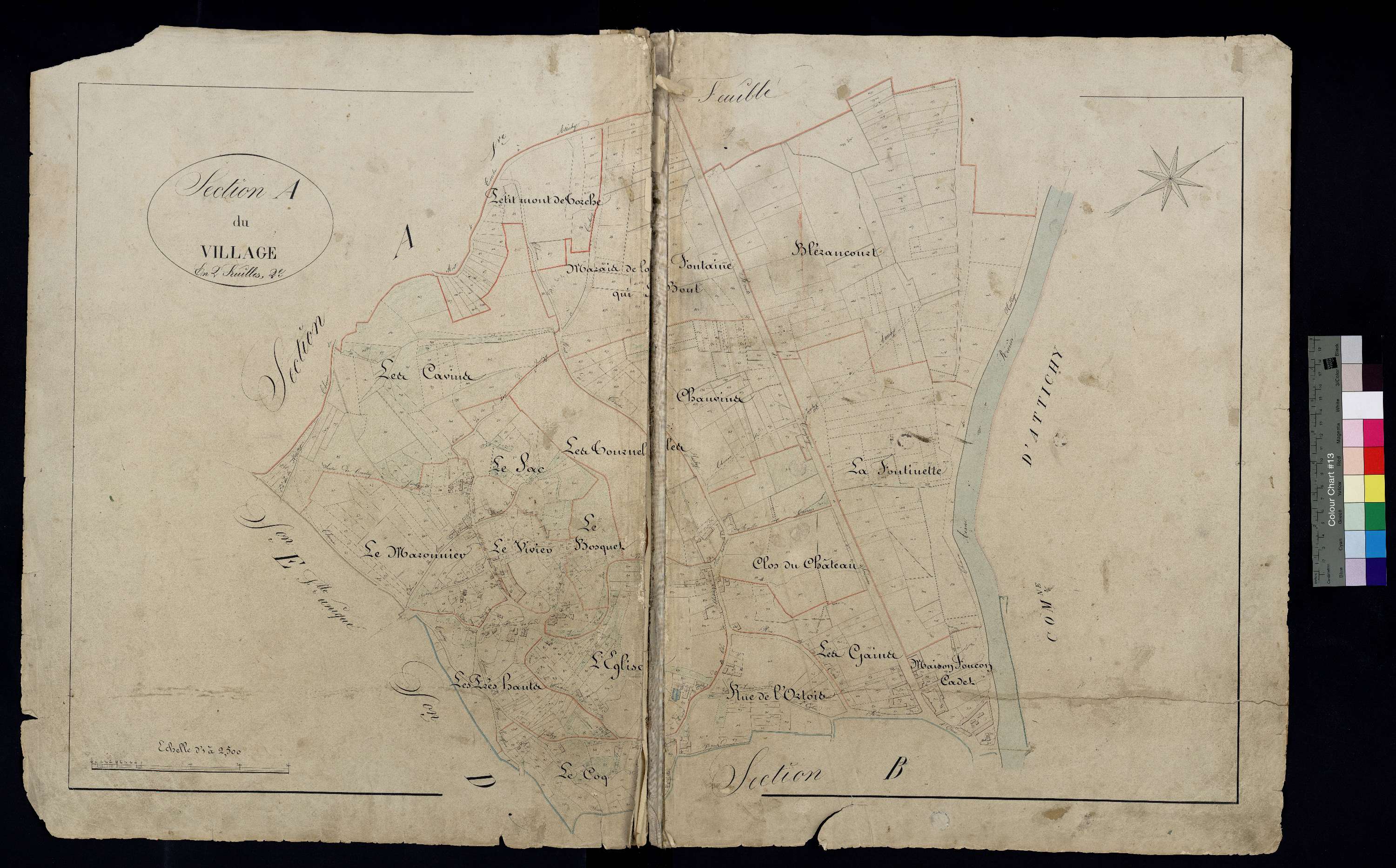 Jaulzy - Cadastre napoléonien, section A2
