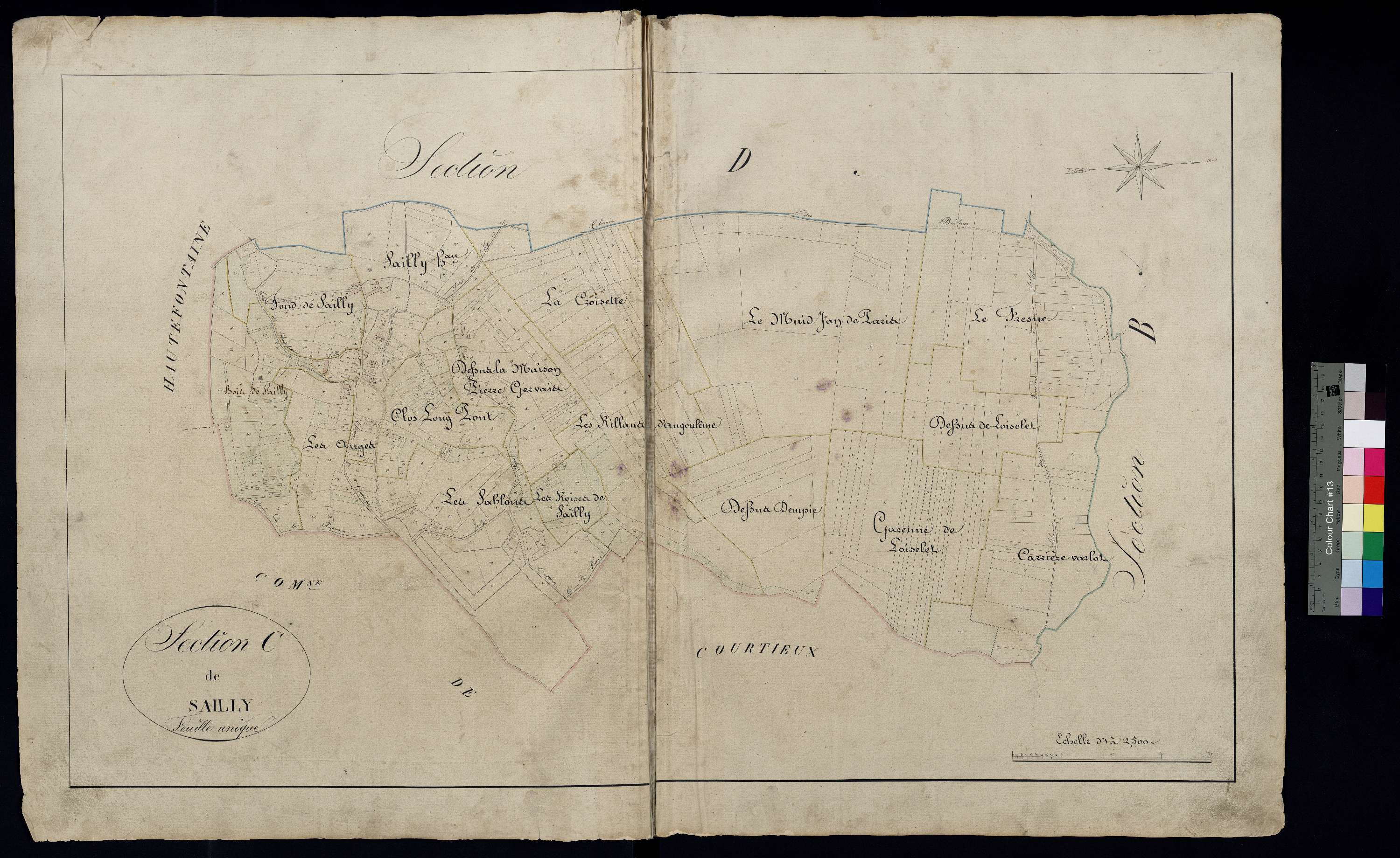 Jaulzy - Cadastre napoléonien, section C