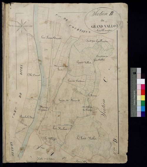 Jaulzy - Cadastre napoléonien, section B