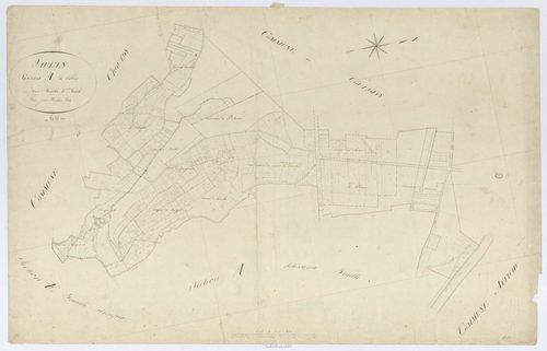 Jaulzy - Cadastre napoléonien, section A1