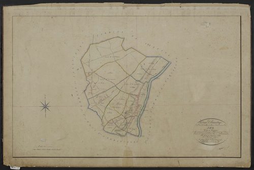Jaux - Cadastre napoléonien, tableau d'assemblage