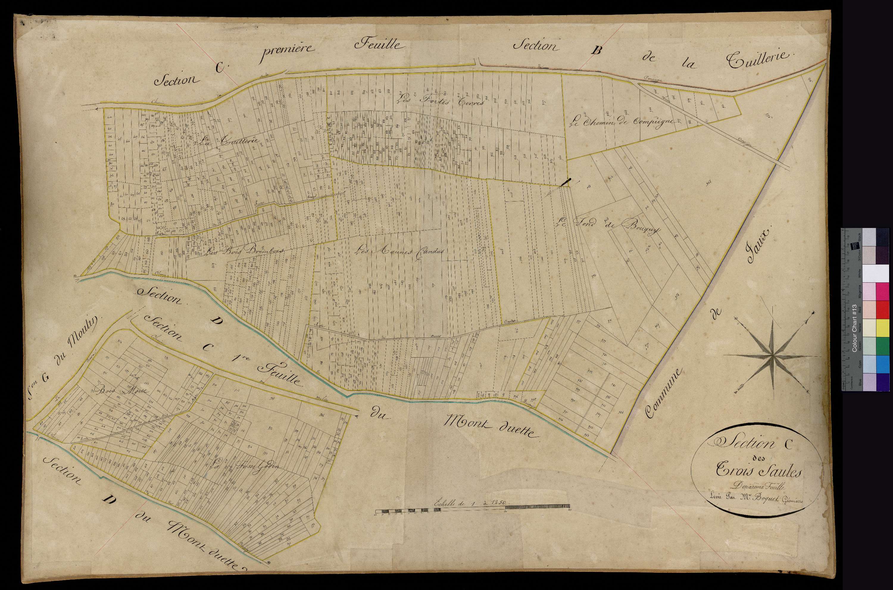 Jonquières - Cadastre napoléonien, section C2