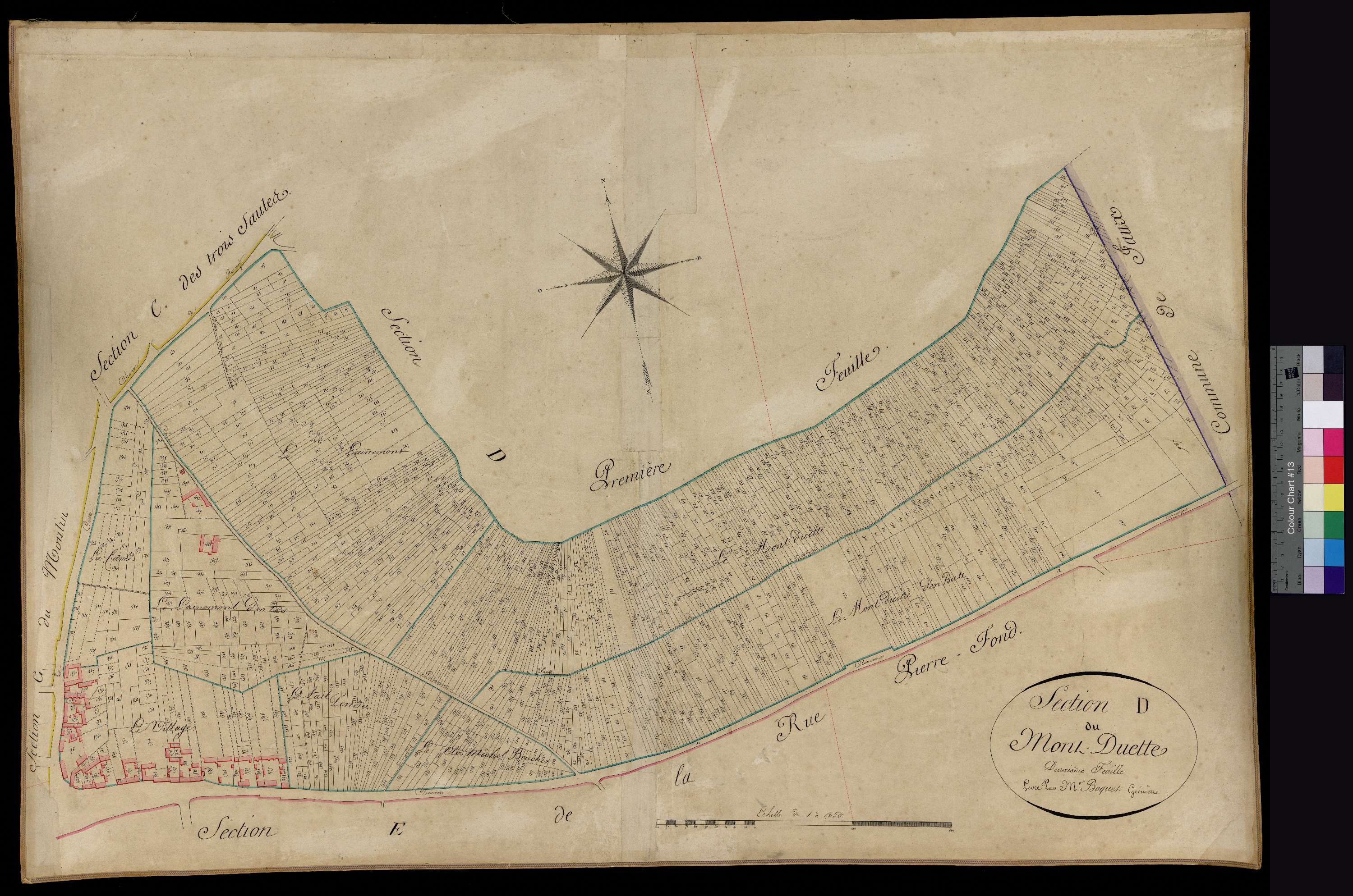 Jonquières - Cadastre napoléonien, section D2