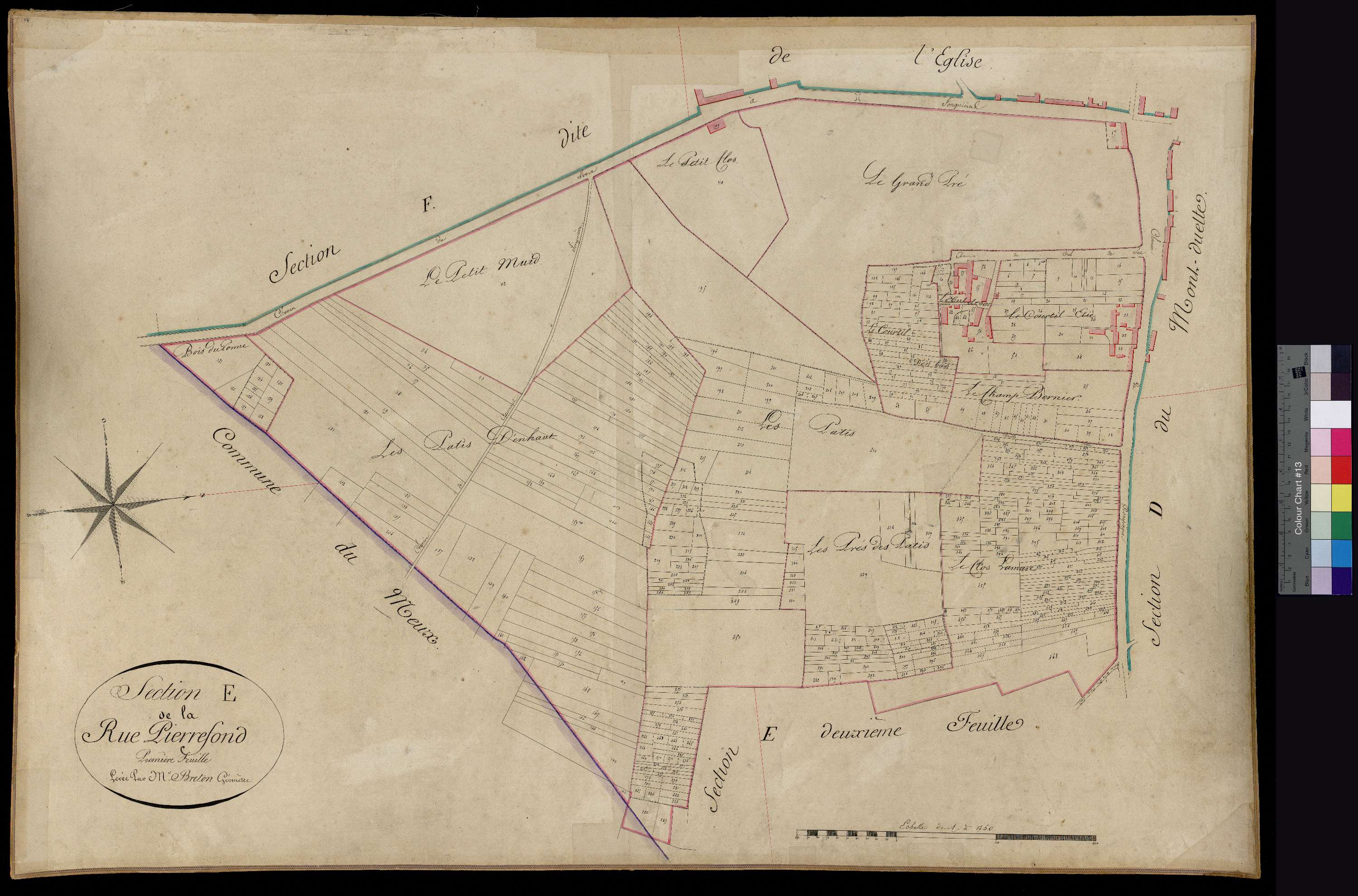 Jonquières - Cadastre napoléonien, section E1