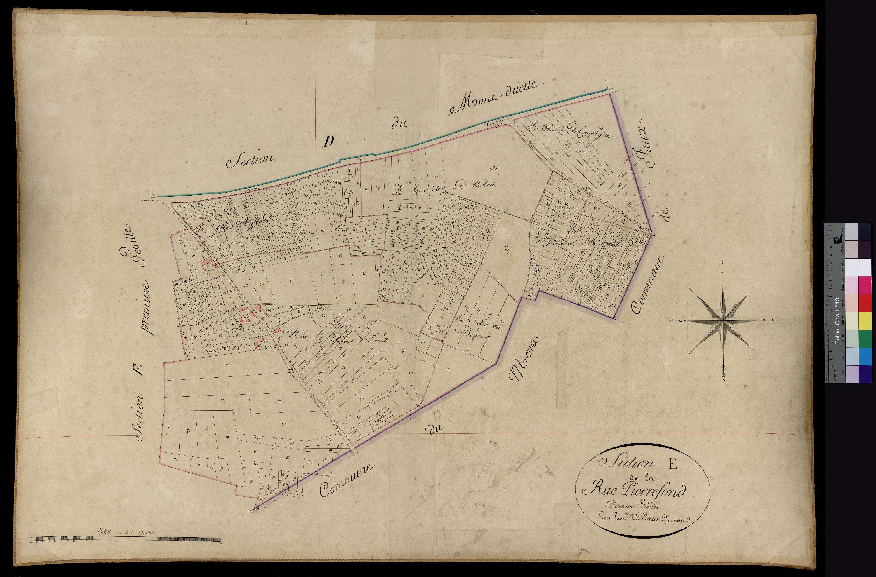 Jonquières - Cadastre napoléonien, section E2