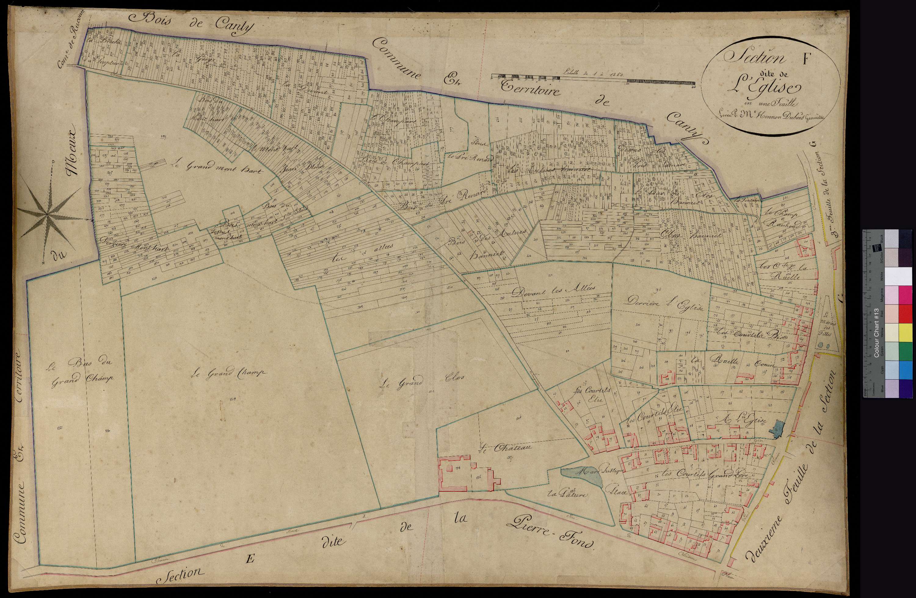 Jonquières - Cadastre napoléonien, section F