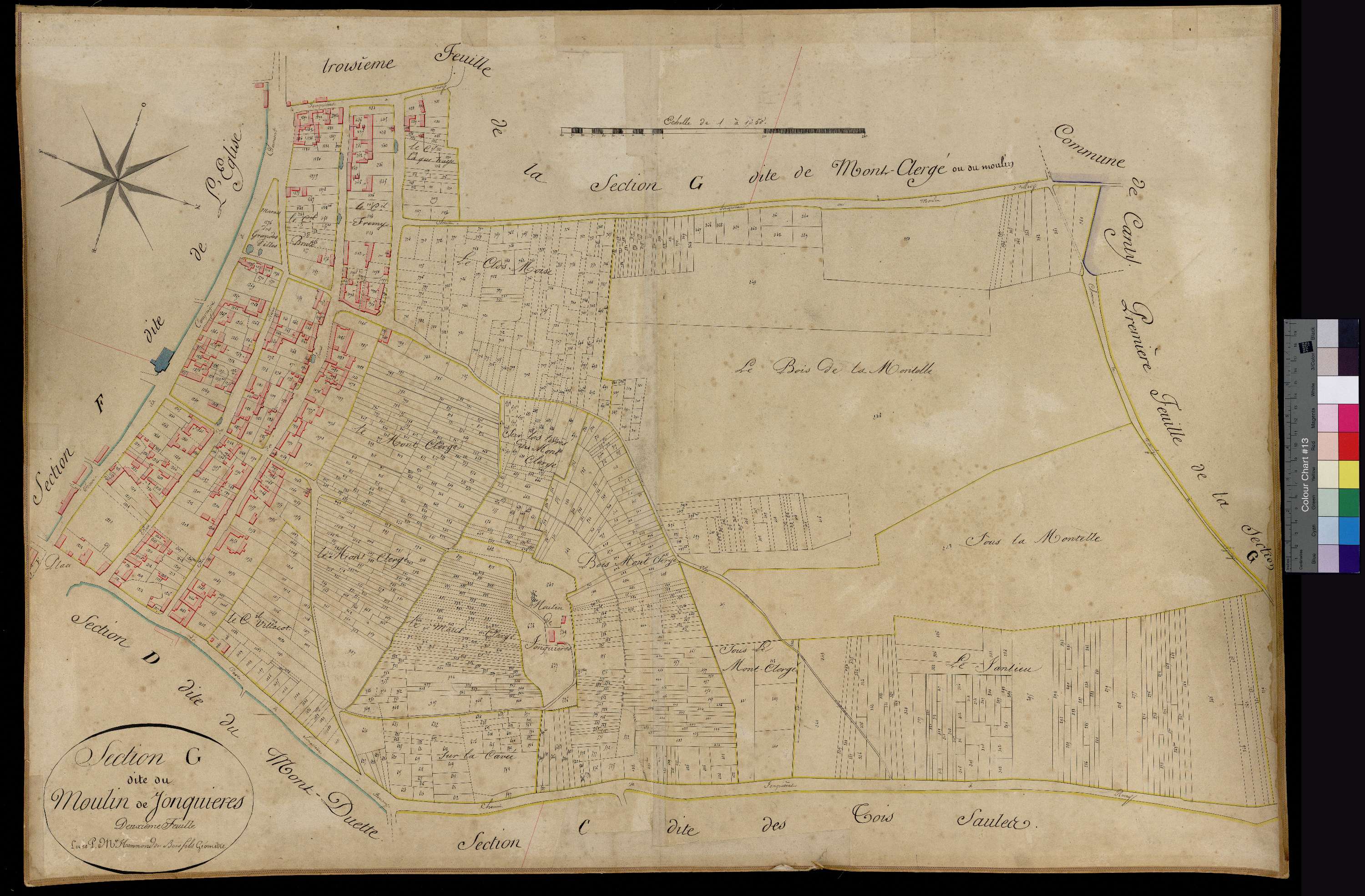Jonquières - Cadastre napoléonien, section G2