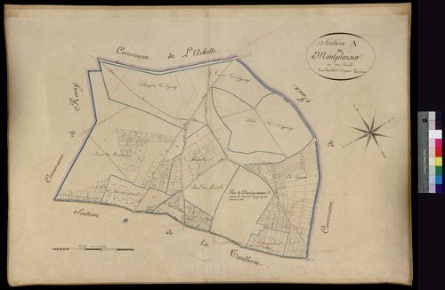 Jonquières - Cadastre napoléonien, section A