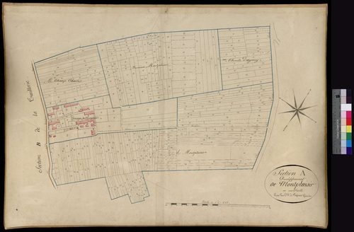 Jonquières - Cadastre napoléonien, section A, développement