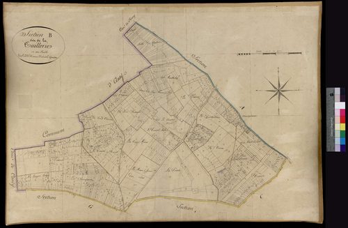 Jonquières - Cadastre napoléonien, section B
