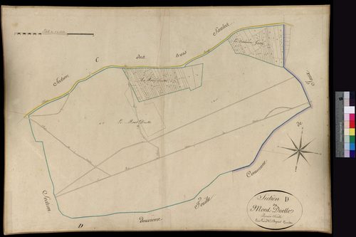 Jonquières - Cadastre napoléonien, section D1